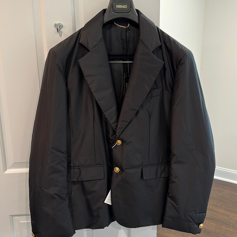 Versace men’s size 54 Nylon blazer/sport coat  NWT!